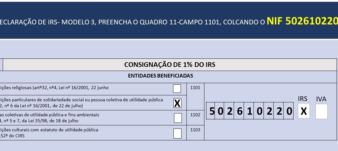Consignação IRS- 1%